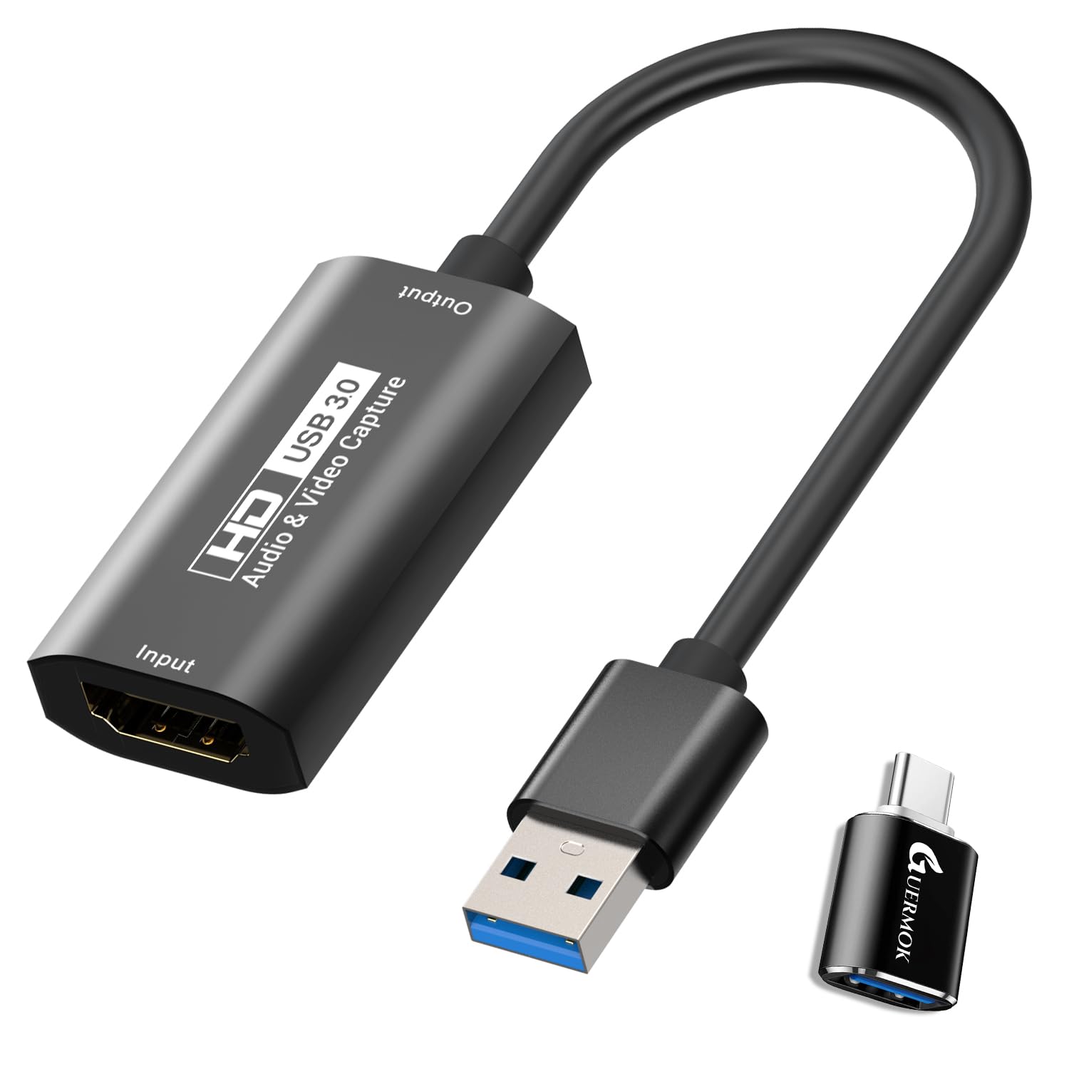 Amazon.co.jp: Guermok USB3.0 ゲーム配信用ビデオキャプチャカード